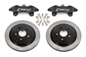 Chevrolet Corvette Brake Kit - BMR Suspension - Solid Rotors + Black Calipers - Black - `97-`04